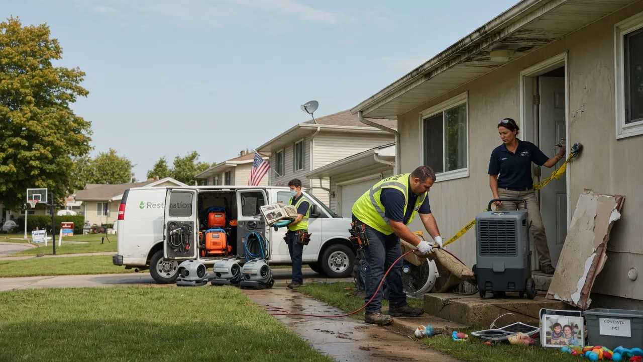 Water Damage Restoration in Hewitt, WI near me